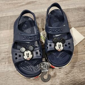 Crocs Crocband II Navy Blue Mickey Mouse Sandals